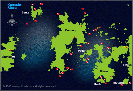 Lombok and Komodo Dive Sites